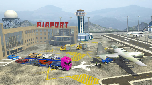 اسکرین شات بازی Airplane Car Transporter 3D 4