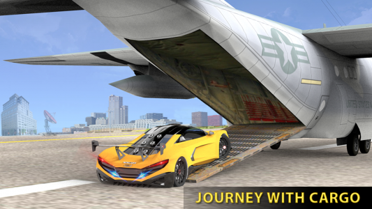 اسکرین شات بازی Airplane Car Transporter 3D 1