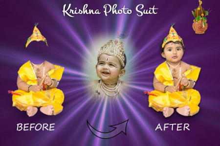 اسکرین شات برنامه Krishna Photo Suit - Bal Krishna Photo Suit 1