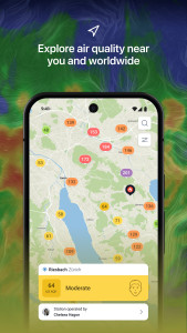 اسکرین شات 1 برنامه IQAir AirVisual | Air Quality