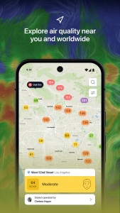 اسکرین شات 1 برنامه IQAir AirVisual | Air Quality
