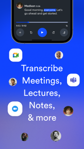اسکرین شات 2 برنامه OtterAI Transcribe Voice Notes