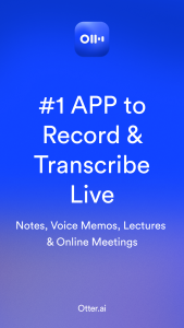 اسکرین شات 1 برنامه OtterAI Transcribe Voice Notes