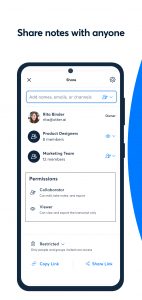 اسکرین شات 6 برنامه OtterAI Transcribe Voice Notes