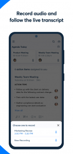 اسکرین شات 3 برنامه OtterAI Transcribe Voice Notes