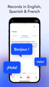 اسکرین شات 3 برنامه OtterAI Transcribe Voice Notes