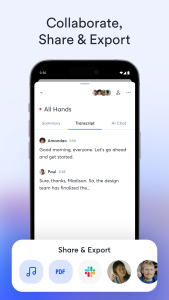 اسکرین شات 4 برنامه OtterAI Transcribe Voice Notes