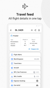 اسکرین شات برنامه App in the Air - Personal travel assistant 3