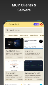 اسکرین شات 4 برنامه Future Tools: AI Hub & Agents
