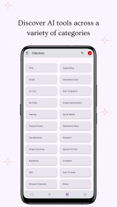 اسکرین شات 4 برنامه Future Tools- AI Tools, Agents