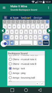 اسکرین شات برنامه ai.type Cartoon Sound Pack 2