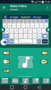 اسکرین شات برنامه ai.type Cartoon Sound Pack 1