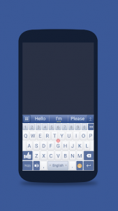 اسکرین شات برنامه ai.keyboard theme for Facebook 1