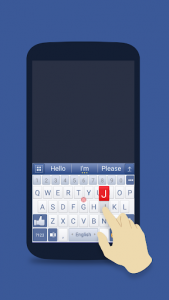 اسکرین شات برنامه ai.keyboard theme for Facebook 2