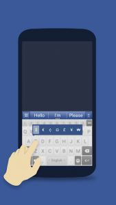 اسکرین شات برنامه ai.keyboard theme for Facebook 4