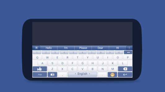 اسکرین شات برنامه ai.keyboard theme for Facebook 5