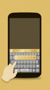 اسکرین شات برنامه ai.keyboard Gold theme 4