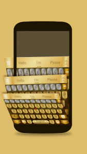 اسکرین شات برنامه ai.keyboard Gold theme 3