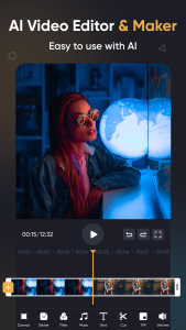 اسکرین شات 1 برنامه SmartCut, AI Video Editor