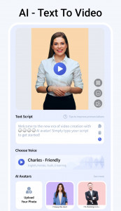 اسکرین شات 1 برنامه AI Video Generator - VidGeni