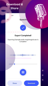 اسکرین شات 6 برنامه TTS Maker - Text To Speech