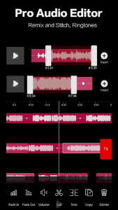 اسکرین شات برنامه Audio Editor - Music Mixer 1