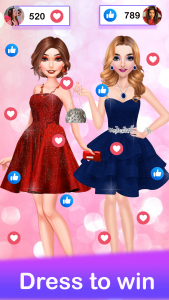اسکرین شات 3 بازی Fashion Girl Makeup Games Show
