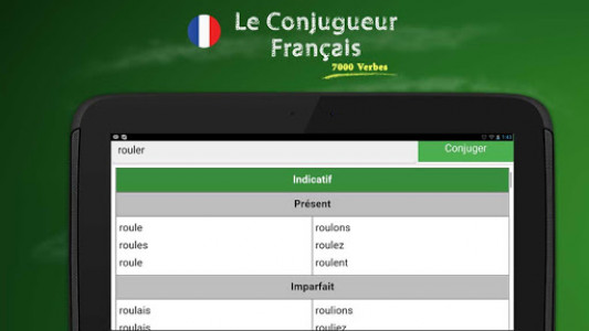 اسکرین شات برنامه French Conjugation 5