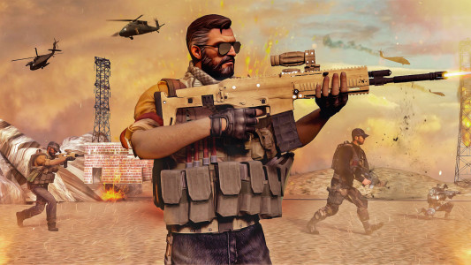 اسکرین شات بازی Gun Shooting Games Offline 3D 1