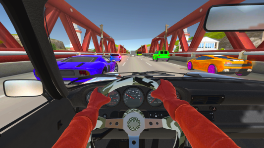 اسکرین شات بازی Real Highway Car Racing Games 2