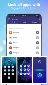 اسکرین شات برنامه Smart App Lock - Privacy Lock 8