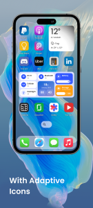 اسکرین شات برنامه iUI 18 Icon pack 2