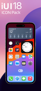 اسکرین شات برنامه iUI 18 Icon pack 1