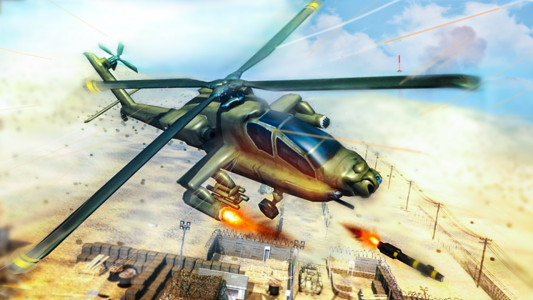 اسکرین شات بازی Gunship Helicopter War game 1