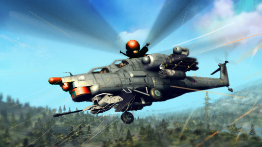 اسکرین شات 2 بازی Gunship Helicopter War game