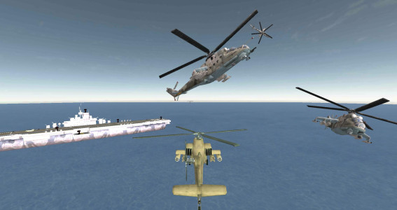 اسکرین شات 5 بازی Gunship Helicopter War game