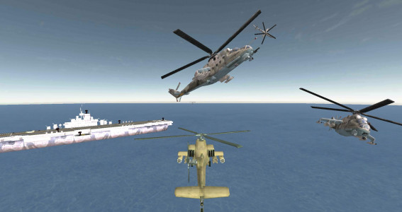 اسکرین شات بازی Gunship Helicopter War game 5