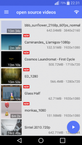 اسکرین شات برنامه Video Player Android 2