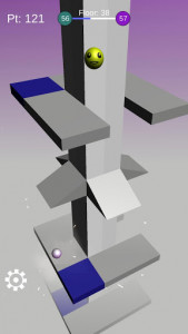 اسکرین شات بازی Box Helix Jump 4