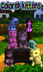 اسکرین شات بازی Colored Kittens 🐱 virtual pet 8