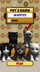 اسکرین شات بازی Hi Kitty lovely 🐱 Virtual Pet 1