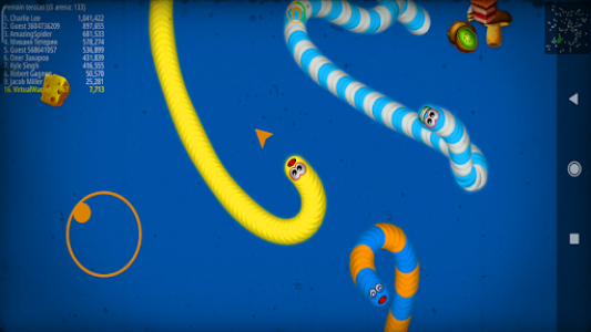 اسکرین شات بازی Snake Zone : Worm Mate Cacing io 4