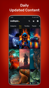 اسکرین شات 1 برنامه Wallpapers 4K, HD Backgrounds