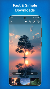 اسکرین شات 6 برنامه Wallpapers 4K, HD Backgrounds