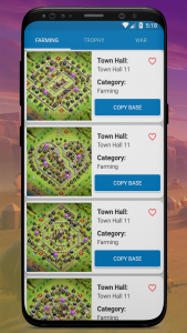 اسکرین شات 5 برنامه Clash of Maps - Base, Layouts