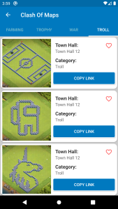 اسکرین شات 6 برنامه Clash of Maps - Base, Layouts