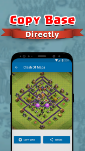 اسکرین شات 7 برنامه Clash of Maps - Base, Layouts