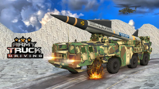 اسکرین شات بازی Army Truck Driving Games 3D 1