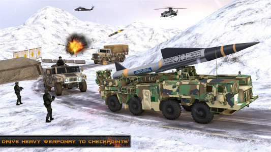 اسکرین شات بازی Army Truck Driving Games 3D 4