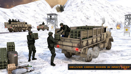 اسکرین شات بازی Army Truck Driving Games 3D 3